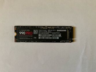 Samsung 990 PRO 2TB NVMe SSD (99% Health)