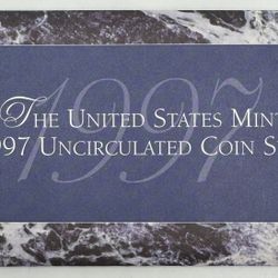 1997 United States Mint Uncirculated Coin Set With Ogp And Coa 