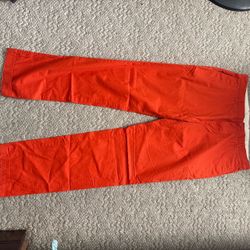 Lacoste Orange Red Chino Pants size 44