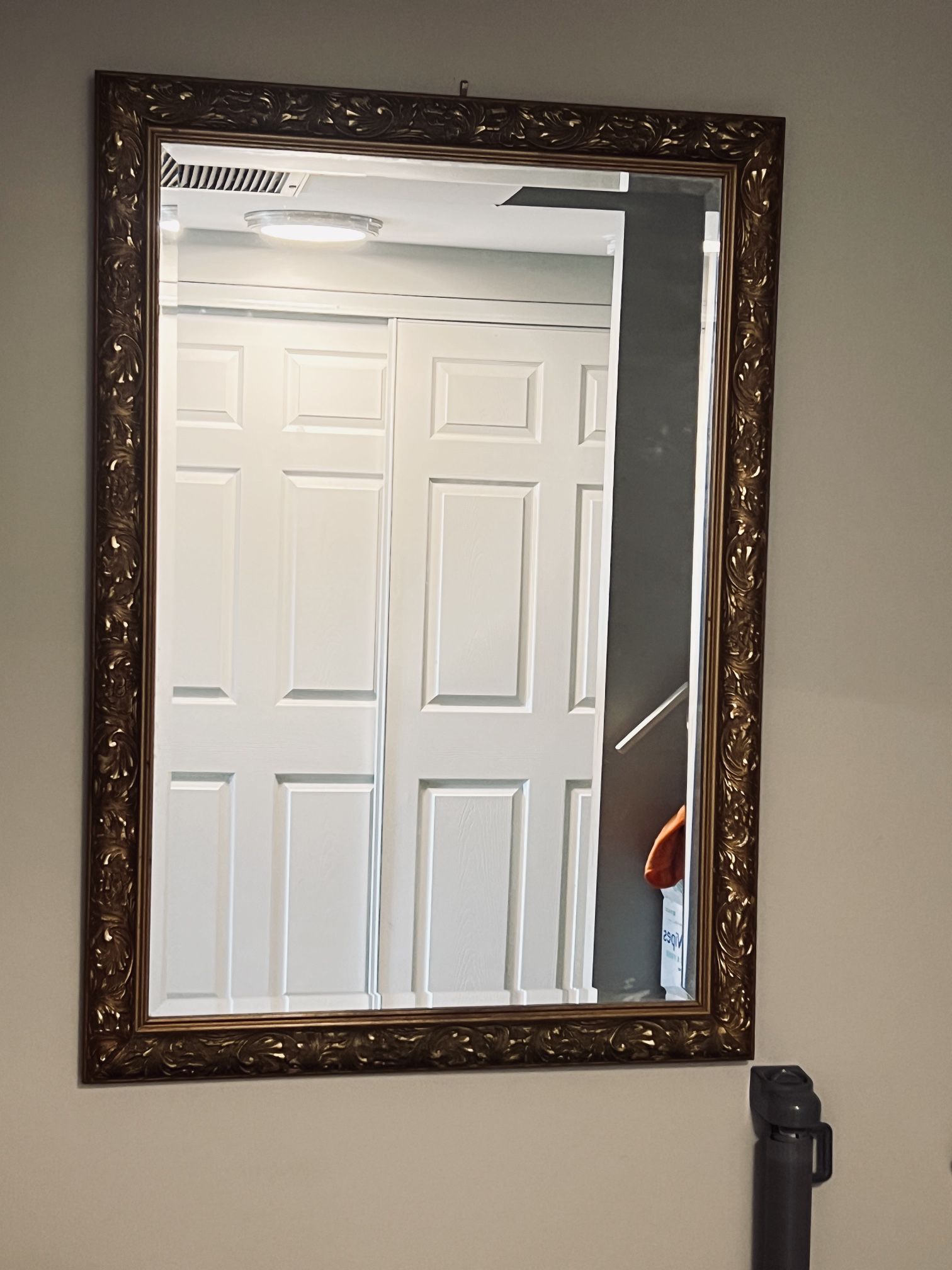 Antique Ornate Gold Mirror For Immediate Sale