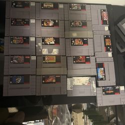 SNES GAMES !!! Read The Description Plz 