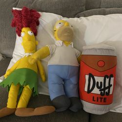 The Simpson Stuffy Lot Of 3