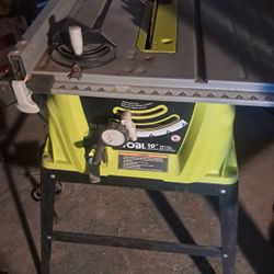 Ryobi Table Saw With Stand