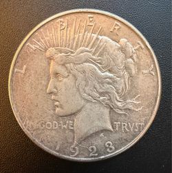 1923 Peace Silver Dollar Circulated