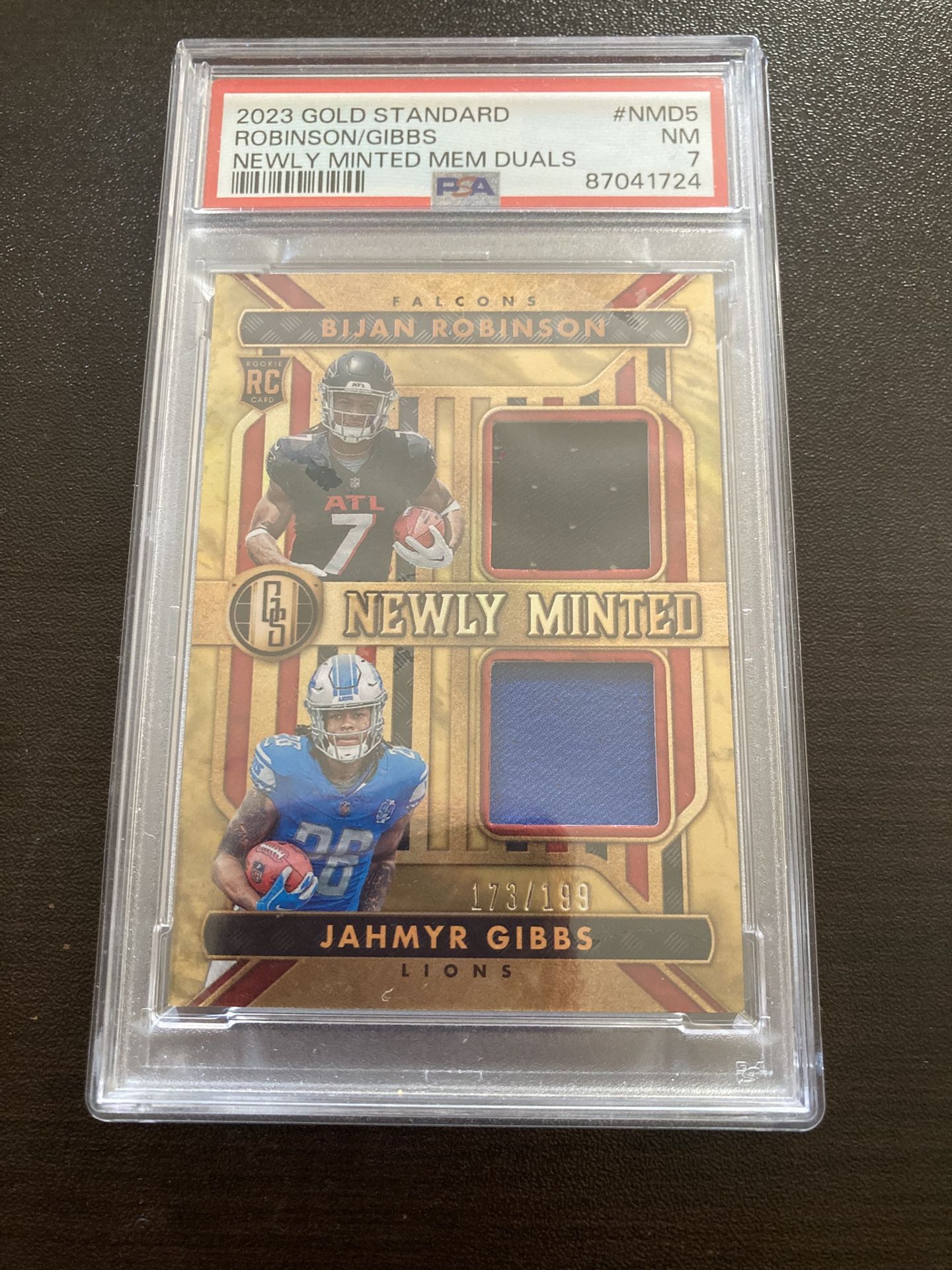 Bijan Robinson/ Jahmyr Gibbs Duel Card