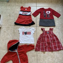 University Of Georgia Toddler Outfits