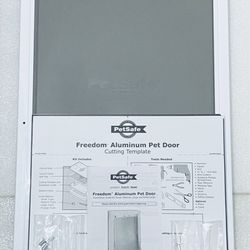 New Other PetSafe 13 3/4” x 23 3/4” Freedom Aluminum Pet Door, X-Large