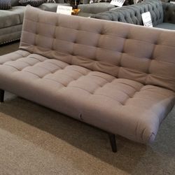 Brand New 79" x 44" Gray Fabric Sofa Futon