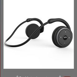 RTUSIA Small Bluetooth Headphones Wrap Around Head - Sports Wireless Headset With Built In Microphone And Crystal-Clear Sound, Foldable And Carried In