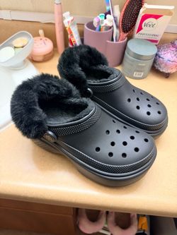 Classic Platform Fuzz Lined Clog