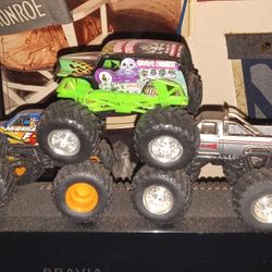 Lot Of 16 Original Factory Heavy Duty Steel Monster Jam Mini Trucks Deal