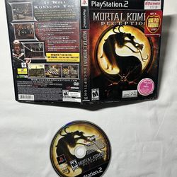 PS2 PLAYSTATION MORTAL KOMBAT DECEPTION CIB COMPLETE SONY