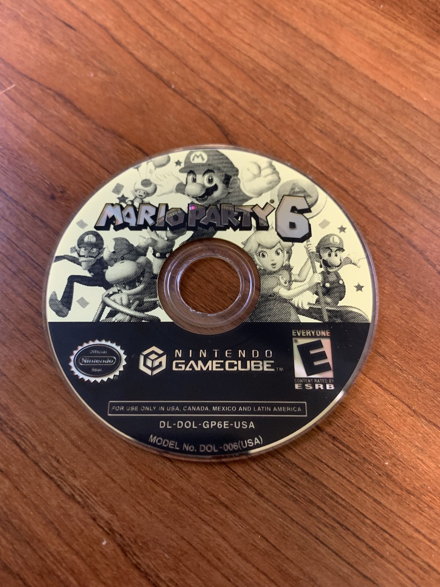 Nintendo GameCube Mario Party 6 Disc Only Tested