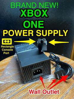 Brand New XBOX ONE Power Supply Brick • Console AC Adapter / Outlet Cable 100-240V 135W