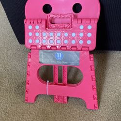  Folding Step Stool with Back Support 