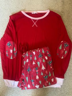 Ekouder Womens Christmas Pijama Set