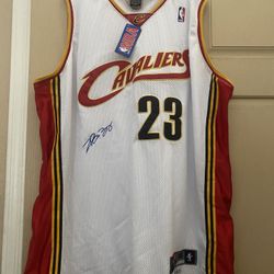 Lebron James Embroidered Signed Jersey  