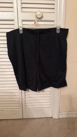 Black Athletic Mesh Shorts