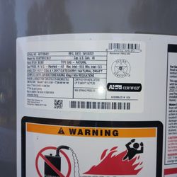 Rheem Gas 40 Gallon Water Heater