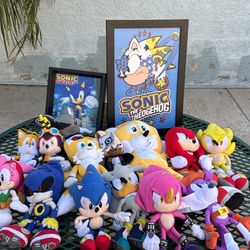 Sonic Hedgehog Plushies