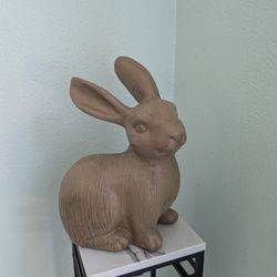 Wood Bunny Decor