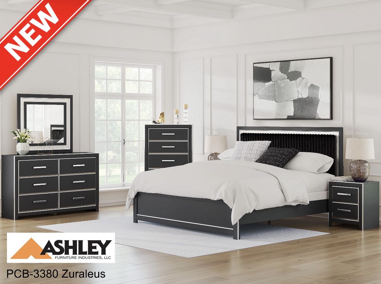 π₯ NEW ASHLEY BEDROOM SET β MODERN STYLE! π₯ 2 Colors Available!