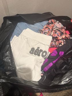 Bag full of clothes