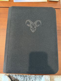 Limited Edition Galaxy Black Stay Flat 9 Pocket Card Binder