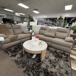 Recliner Sofa And Loveseat 