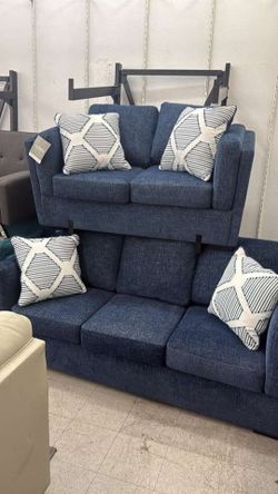 Ashley Evansley sofa loveseat set - Novella fabric , easy cleaning - final sale