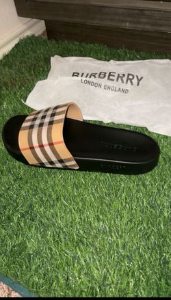 Burberry Slides in Dust Bags Sizes 10, 5