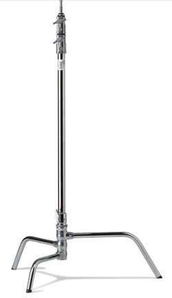 40in Master C-Stand with Turtle Base - Silver