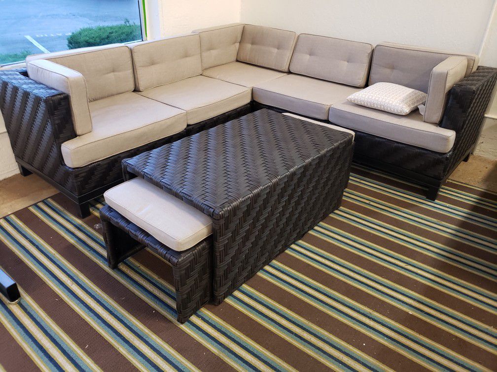 New 8pc Outdoor Patio Furniture Set Sunbrella Fabric Tax Included