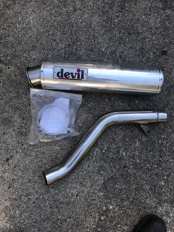 05-06 Suzuki gsxr 1000 Devil high mount exhaust