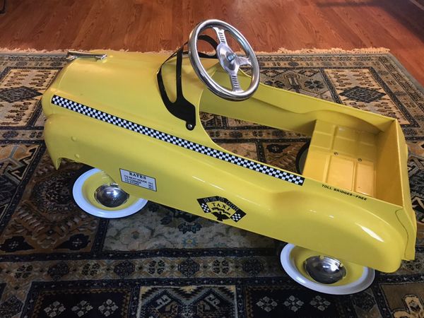 vintage taxi pedal car