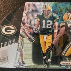 Aaron Rodgers 2015 Panini Prizm Football #I11 INTROS DIE CUT INSERT! 