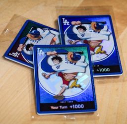 2026 Dodgers x Monkey D Luffy One piece Promo Sealed
