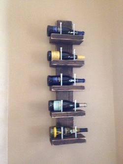 Custom wine rack.