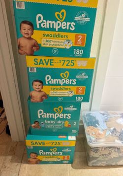 Pampers $30 each
