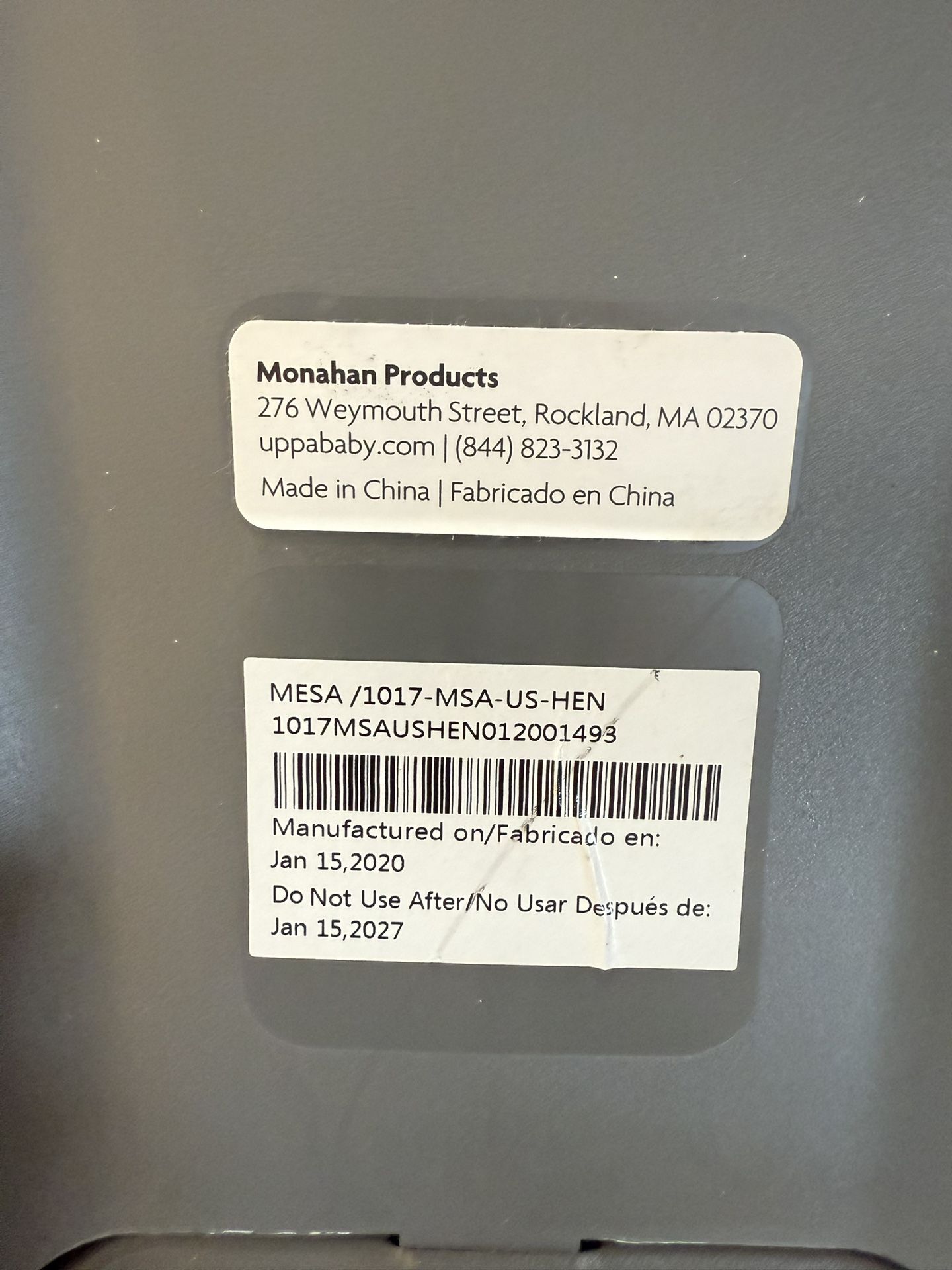 UPPABABY Car Seat With Extra Base 