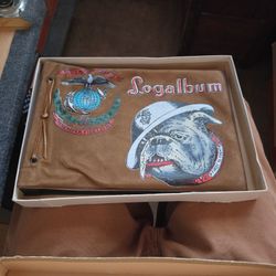 empty vintage USMC Logalbum