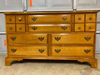 Vintage Unique Furniture Makers Dresser – Solid Wood