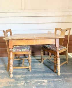 Table and chairs