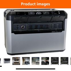 Yeti GoalZero 4000 - 4000 Watt Hour liFEP04 Power Station / Solar