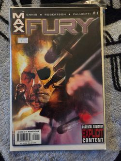 Marvel MAX Fury #1 Comic Book