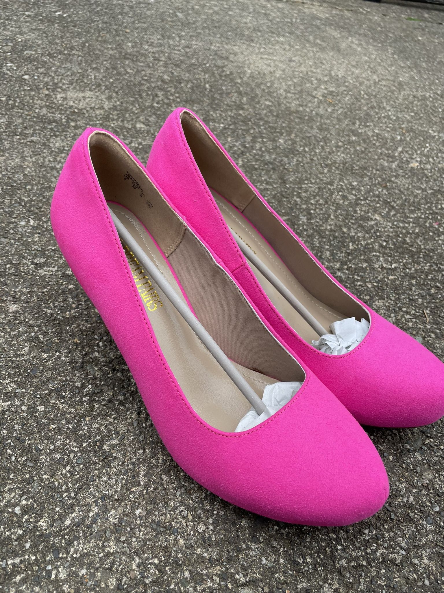 Super Comfy Hot Pink Heels
