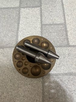Lathe Dead Centers with Brass Holder