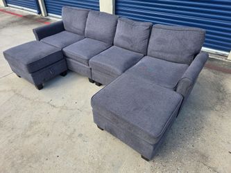 storage sectional and ottomans