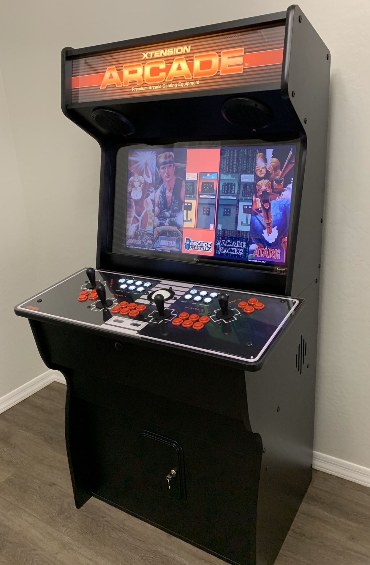 4 Player Custom Arcade Game Machine Cabinet
