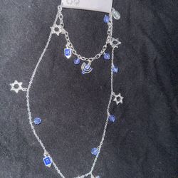 Jewish Necklace With Charm Bracelet 